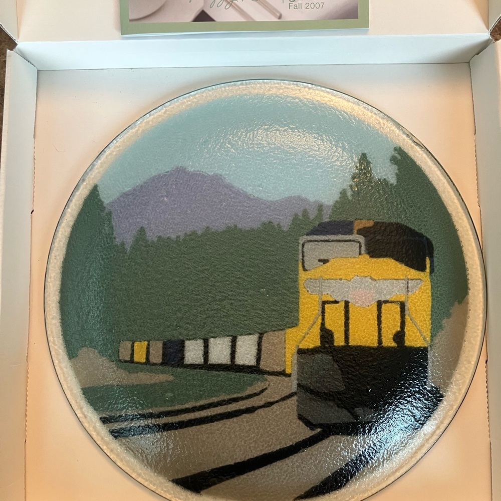Peggy Karr Handmade Multicolored Glass Plate - Picture 3 of 5